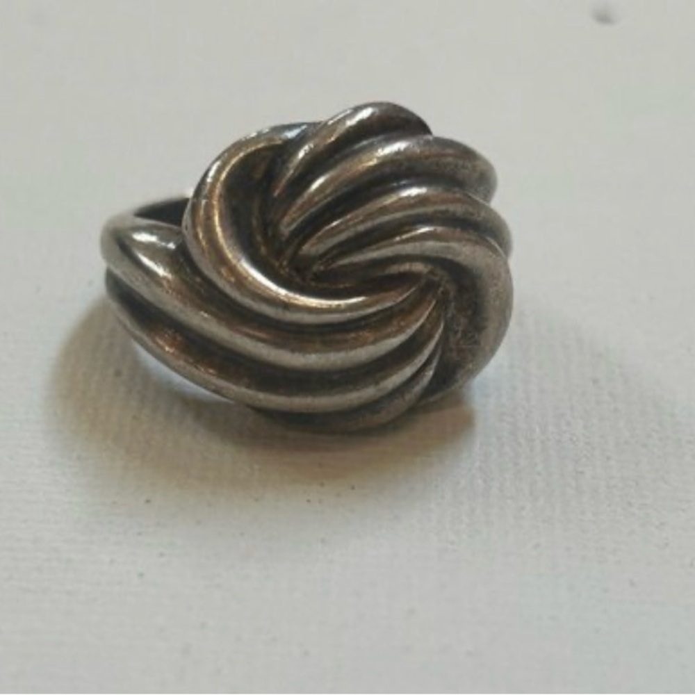 Silver Knot Ring - image 1